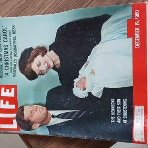 Vintage Life Magazine Kennedy's  Dec 19th 1960